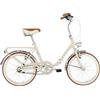Alpina Bike, Bicicletta Camping 1v Unisex, Crema, 20, Acciaio