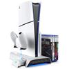 KIWI design D3 Supporto di Raffreddamento e Stazione di Carica PS5 Slim con...