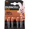 Duracell 10 X 4 Pile Batterie Stilo Duracell LR6 MN1500 AA 1,5V - 40 Pile