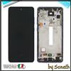 SAMSUNG TOUCH SCREEN LCD DISPLAY CON FRAME PER SAMSUNG A52S SM-A528B 5G VIOLA ORIGINALE