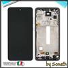 SAMSUNG TOUCH SCREEN LCD DISPLAY CON FRAME PER SAMSUNG A52S SM-A528B 5G NERO ORIGINALE