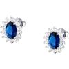 Morellato Orecchini Morellato Tesori SAIW285 Earrings donna Zirconi Argento Blu a lobo