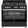 LA GERMANIA SE965ENE/24 CUCINA 90x60 5 FUOCHI A GAS FORNO ELETTRICO - NERA