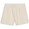 PUMA - Ess Elevated High-Rise Structured Shorts 5, Pantaloncini Lavorati a Maglia Donna