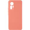 Avizar, Cover per Xiaomi 12 Lite in Silicone Semi-rigido Soft-touch, Rosa