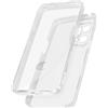Avizar, Cover per Oppo Find X5 Pro Retro Rigido e Fronte Flessibile, Trasparente