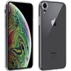 Avizar, Cover Posteriore + Pellicola Vetro Temperato iPhone XR, Trasparente