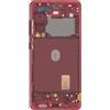 Samsung Schermo LCD Ricambio Completo per Galaxy S20 FE 5G, Rosso