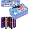 Futura Astuccio Disney Frozen completo 3 zip scuola elementare penne pennarelli Giotto