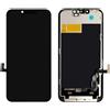 Clappio, Blocco Schermo per iPhone 13 Mini Display vetro touch, Nero