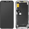 Clappio, Blocco Schermo per iPhone 11 Pro Max Display touchscreen, Nero