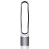 Dyson Pure Cool TP00 - Purificatore e ventilatore a torre senza pale, 10 velocità, 434 L/s, filtro HEPA 360°, cattura il 99,95% delle particelle, Bianco/Argento