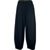 TADASHI pantalone donna felpa garzata nera ovetto P255091 OVETTO MADE IN ITALY