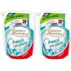 Spuma di Sciampagna Ecoricarica Detersivo Lavatrice Fresco Puro 29 lavaggi - 1305 ml (Confezione da 2)