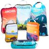 TRIPPED Travel Gear Set di cubi da viaggio a compressione, organizer per vestiti leggeri e resistenti, per bagagli e valigie