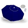 SACAR Ombrellone Mare Blu Antivento Ø 220 Cm In Alluminio Sacar 31125