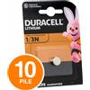 Duracell 10 PILE DURACELL LITHIUM 3v 1/3N - DL1/3N BATTERIA AL LITIO Pila Batterie