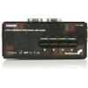 StarTech.com Kit Switch KVM USB con audio e cavi 4 porte, colore nero SV411KUSB