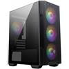MSI MAG FORGE M100R computer case Midi Tower Nero, Trasparente