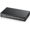 Zyxel GS1100-24E Non gestito Gigabit Ethernet (10/100/1000) Nero