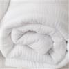 Babyline Lotto di 2 mussoline Baby 120 x 120 cm, coperta, busta, bambù cotone, neonato. Fibre naturali. Ipermorbido, ipoallergenico, 100% ecofriendly. (Bianco)