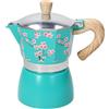 Tognana Japan Collection, Caffettiera 3 tazze, alluminio, verde acqua BZyX