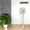 Zephir Ventilatore a Piantana Silenzioso Metallo Zephir pfv41c 50w Crema 40cm Vintage