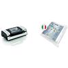 Laica VT3120 Macchina Sottovuoto per Alimenti Automatica Doppia Pompa Acciaio 20L/min Larghezza massima sacchetti 30 cm 20.6x40x12cm + 4 Rotoli per sottovuoto per Alimenti 20x600 cm PA/PE Trasparente