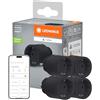 LEDVANCE SMART+ Indoor Plug, Presa intelligente con Matter over WiFi, per l'integrazione di dispositivi tradizionali nella smart home, compatibile con Alexa, Google e Apple, nero, confezione da 4