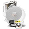 Sinuslive 14291 - Bass Pump generatore sonoro Corpo 8 Ohm White Edition