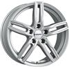 Carmani CA146516D38KS Bolt Circle 5.00 x 100.00 offset 38 Hub centraggio 63.40 design 14 Paul, Crystal Silver