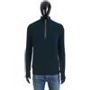 Loro Piana Maglione pullover mezza zip LORO PIANA 2075 $ - lana vergine verde e seta