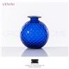 Venini - Vaso Monofiore Balloton 100.16 Blu Zaffiro h cm 16,5 / in 6.49