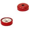 FIRST4MAGNETS Magnet Expert® NPA16 (re) -40 16 mm dia un tipo neodimio pot rosso (confezione da 40)
