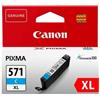 Canon CARTUCCIA ORIGINALE CANON 0332C001 CLI571CXL 11ml C Ciano Pixma TS 8120