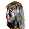 The Rubber Plantation TM Lattice Feticcio Maschere Cappuccio Femminile Bambola Cane Pup Play Costume Gimp