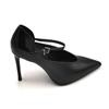 Chantal_1962 Chantal H2706 decollete vernice nera cinturino caviglia tacco 10cm 5/6