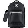 Converse Set Zaino e Astuccio Alligator Friend Nero Codice 9A5518-023
