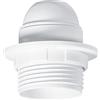 Legrand LEG91134 - Portalampada in plastica con anello per lampadina a vite E27, colore: Bianco