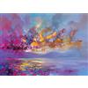 Scott Naismith Art Group AFWDC96316 - Stampa su tela, motivo: The Scott Naismith, in cotone, multicolore, 1,8 x 85 x 120 cm, colore: Magenta