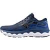 Mizuno Mens Wave Horizon 7, Scarpe da Corsa Uomo, Abito Blu Argento, 42.5 EU