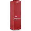 SEVERIN RKG 8917 FRIGORIFERO COMBINATO VINTAGE 244 LT CLASSE D ROSSO