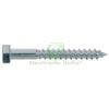UTENSILERIA 100PZ VITE TIRAFONDI PER LEGNO CLASSE 4.8 DIN 571 UNI 704 Ø MM.8X80:
