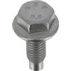 Restagraf - Viti esagonali a Base - Acciaio - diam. M6-1.00 x 16 mm, RIF. 763 - Compatibile con Fiat Tipo/EGEA, Nissan Juke, Juke 2, MICRA, Pulsar, Qashqai, X-Trail, Renault Modus - Confezione da 50