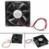 Areyourshop 10x Brushless Computer DC Raffreddamento Ventola 12V 8025s 80x80x25mm 0.2A 2 Pin