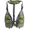 GILET ZAINO DA PESCA A SPINNING MOSCA MULTITASCHE TRASPIRANTE REGOLABILE VERDE