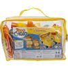 Grandi Giochi - Topo Gigio Set Pattini con Protezioni, Arancione/Giallo/Azzurro, Giallo, TPU13000