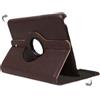 Custodia per Samsung Galaxy Tab 3 7.0 T211 P3200 marrone rotazione 360 supporto