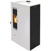 Eva Calor STUFA A PELLET QUEEN MINI 5 4,5 KW 135 MC COLORE BIANCO SLIM EFFICIENZA A+ 12KG
