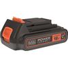 BLACK&DECKER Black+Decker BATTERIA AL LITIO BL2018-XJ 18 V - 2,0 Ah